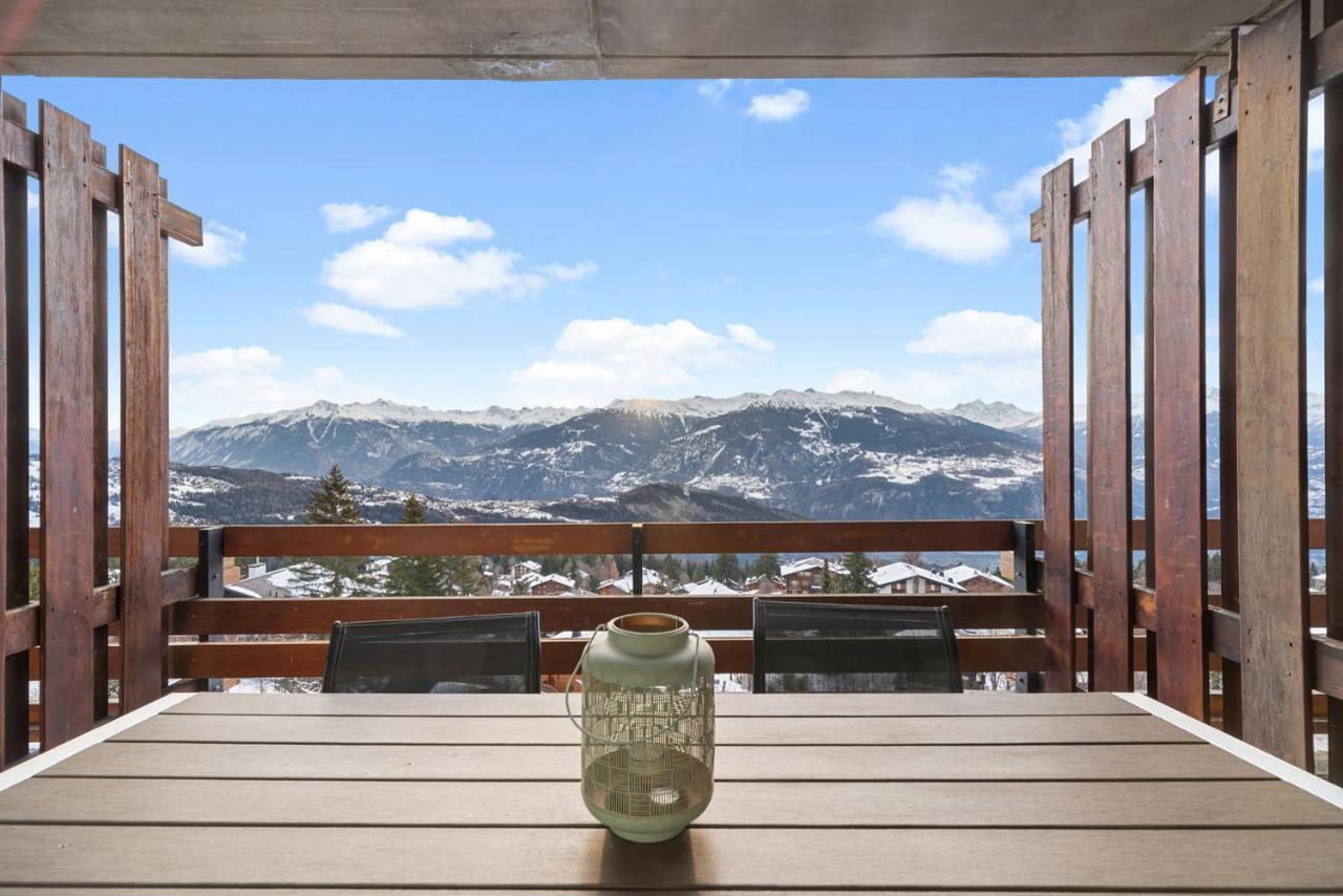 Chaleureux Studio A Anzere, Accessible A Ski, Proche De Tout Exterior foto